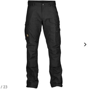 33-34” Never Worn, FjallRaven Vidda Pro Ventilated Pants/Men’s Trousers, Black